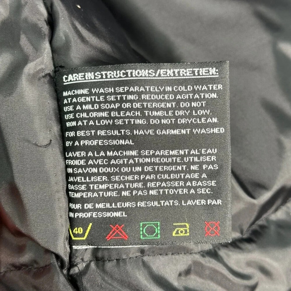 PSG Black Winter Parka Coat Large - Picture 8 of 11